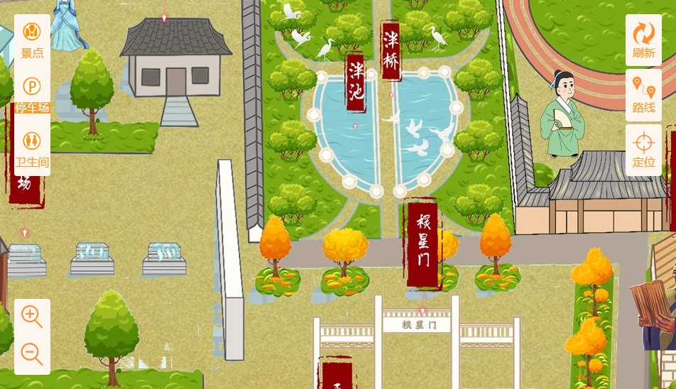 唐县手绘地图景区语音讲解导览系统：智慧景区建设的基石